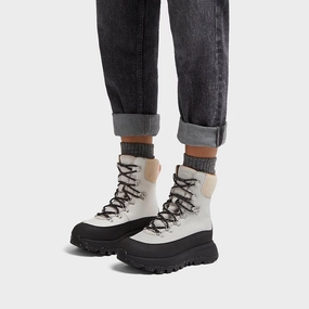 FitFlop Women NEO-D-HYKER E01 Walking Boot US 8 EU 39 White Black Waterproof NIB Trekking Waterproof Shoes