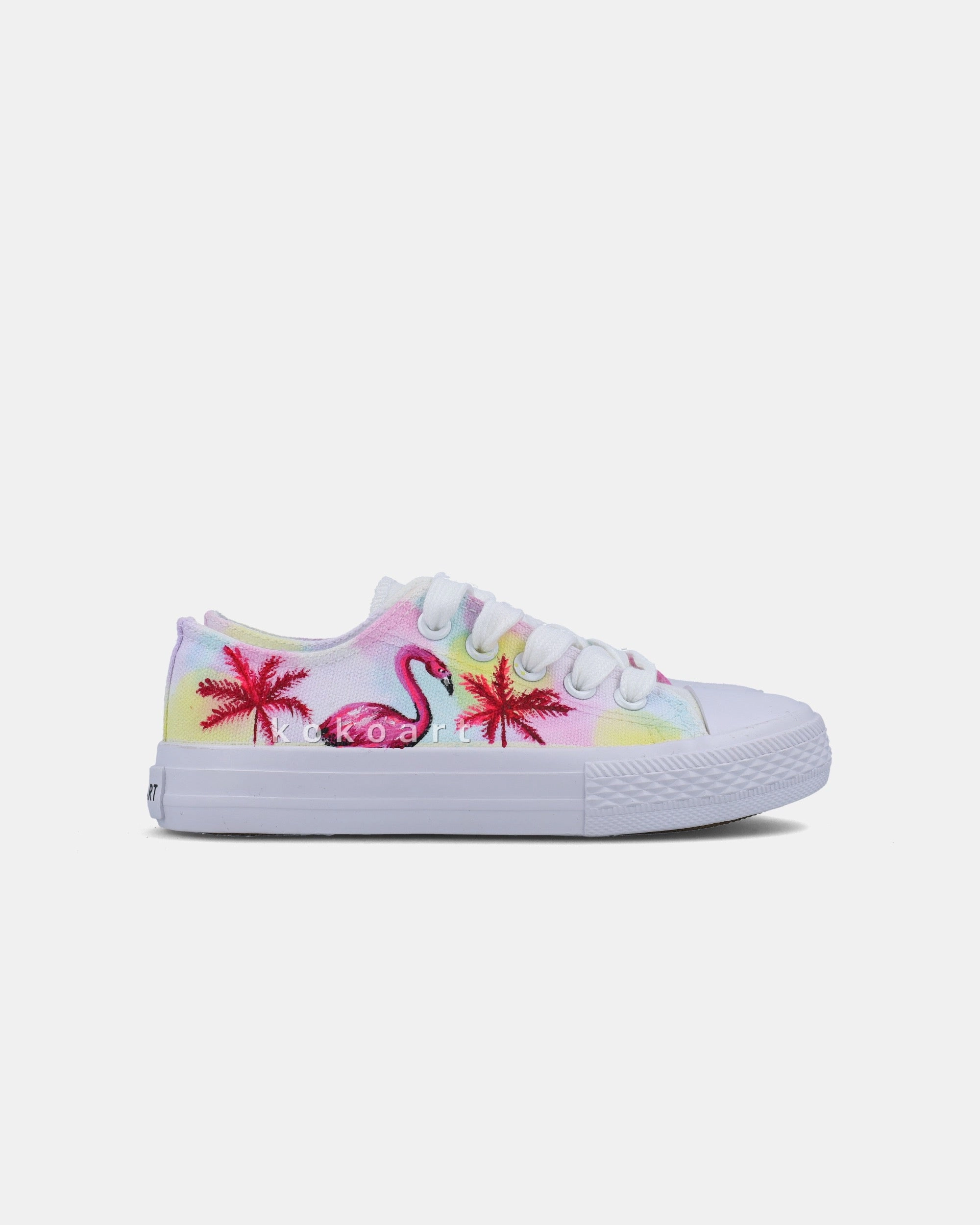 Flamingo Hand Painted Shoes
