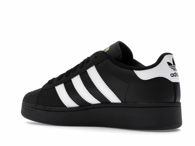 Adidas Climbing Shoes Grade School Adidas Superstar XLG J Shoes - Black/White/Gold