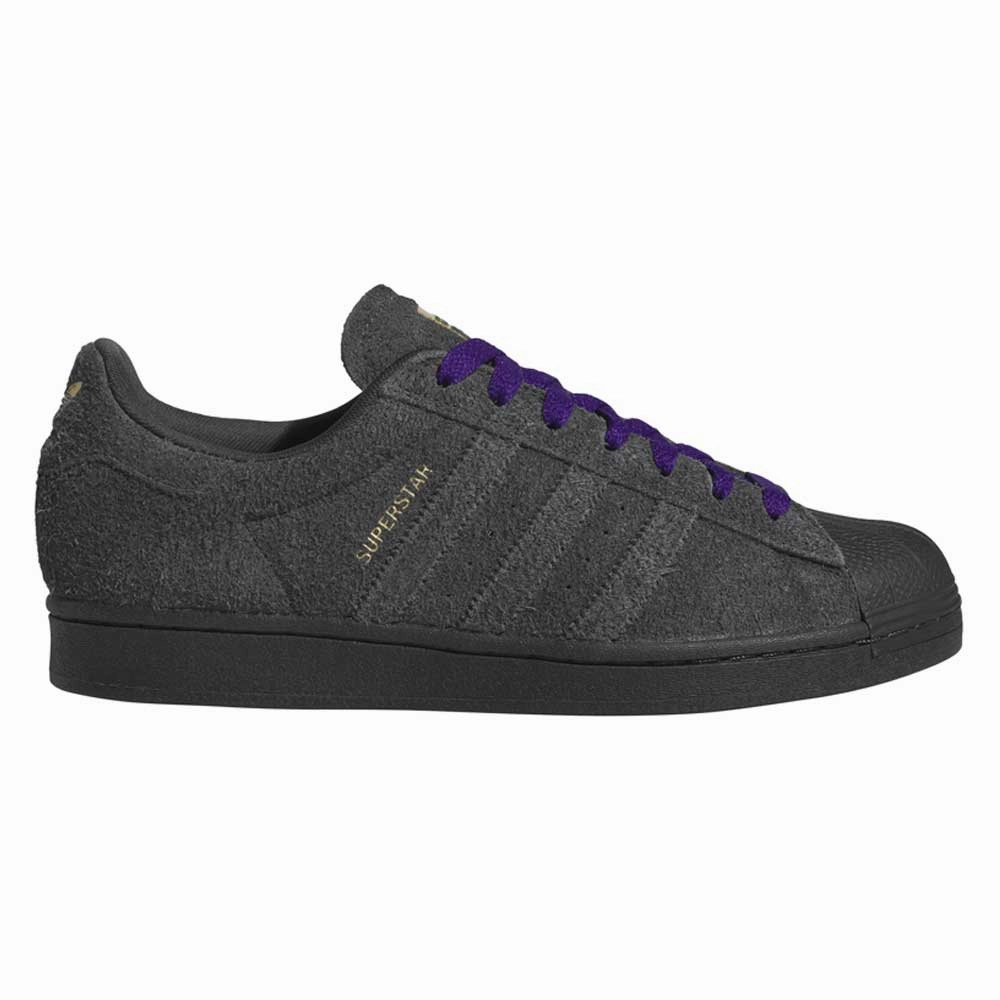 JR7409 Carbon Purple Superstar ADV Adidas Suede Skateboarding Shoes Vintage Adidas Basketball Shoes