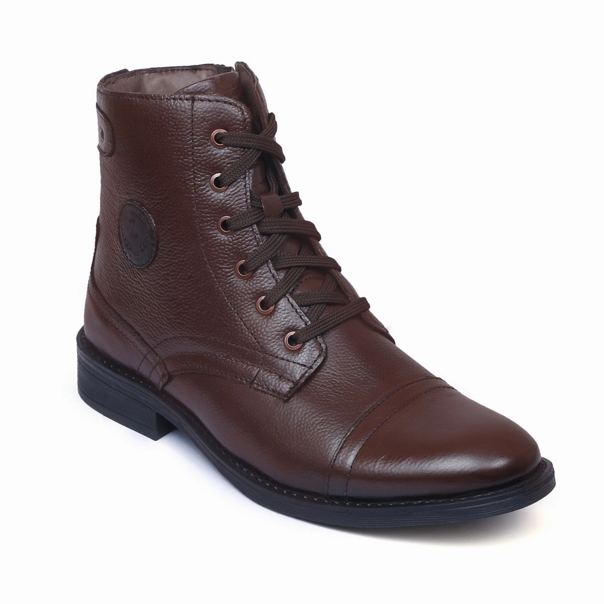 High Ankle Leather Boots for Men D  4080 | Original Leather Hiking Boots Hiking Shoes Size 14