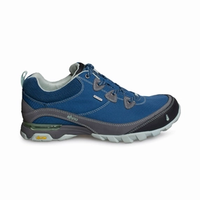 Classic Leather Ripple Trail Shoes Ahnu Sugarpine Air Mesh Dark Blue Shoes - Women's