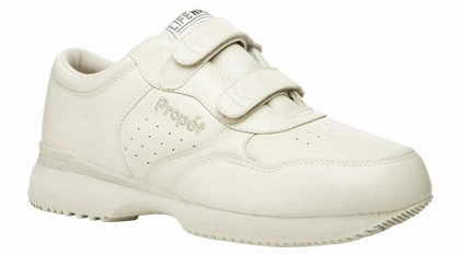 Shoes Office Casual Propet's Men Diabetic Walking Shoes - Lifewalker Strap M3705- Sport White