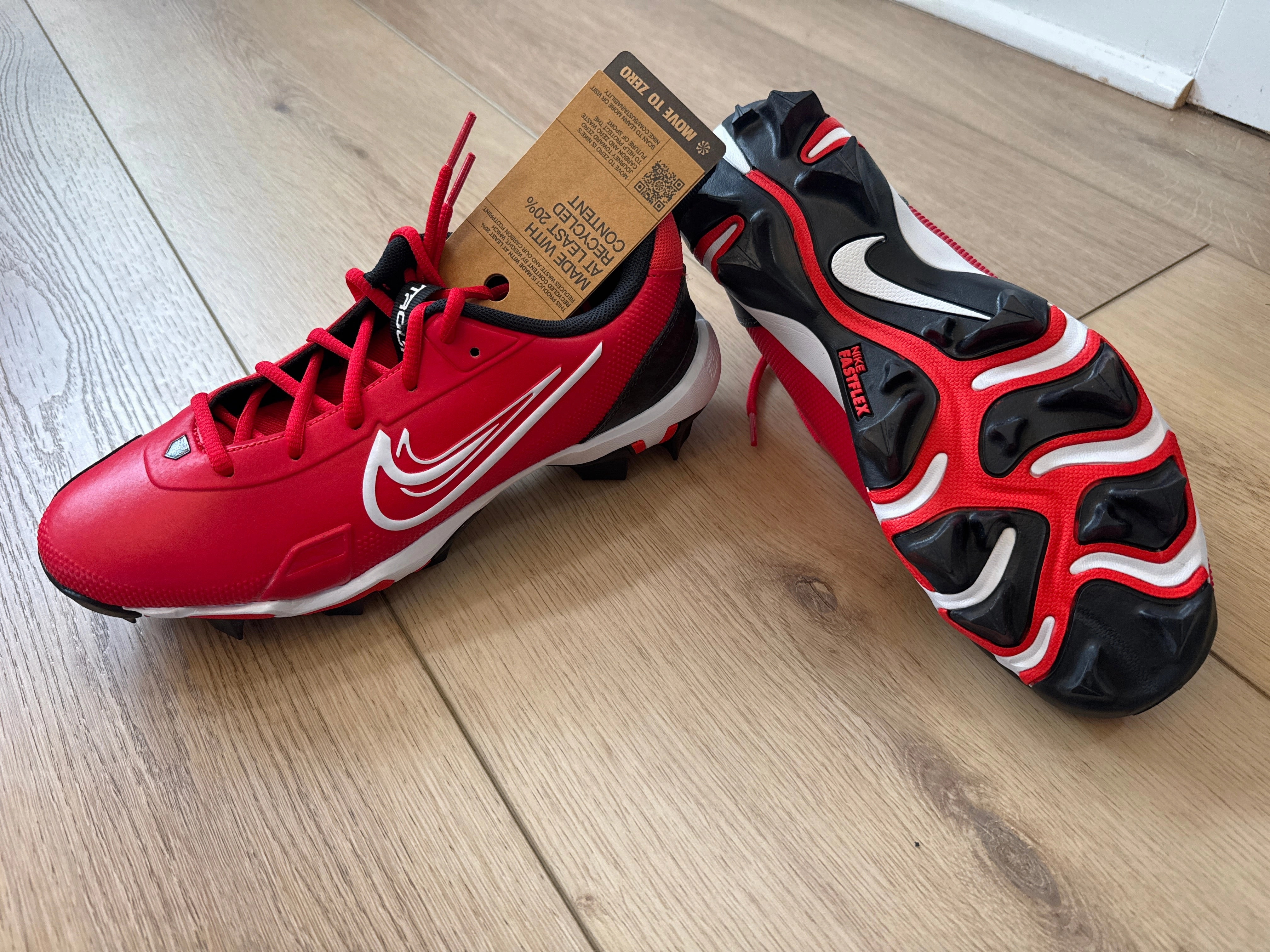 Asic Cheer Shoes NEW Nike Red Force Trout Keystone Baseball Cleats - Shoes: 6 (Big Kid)