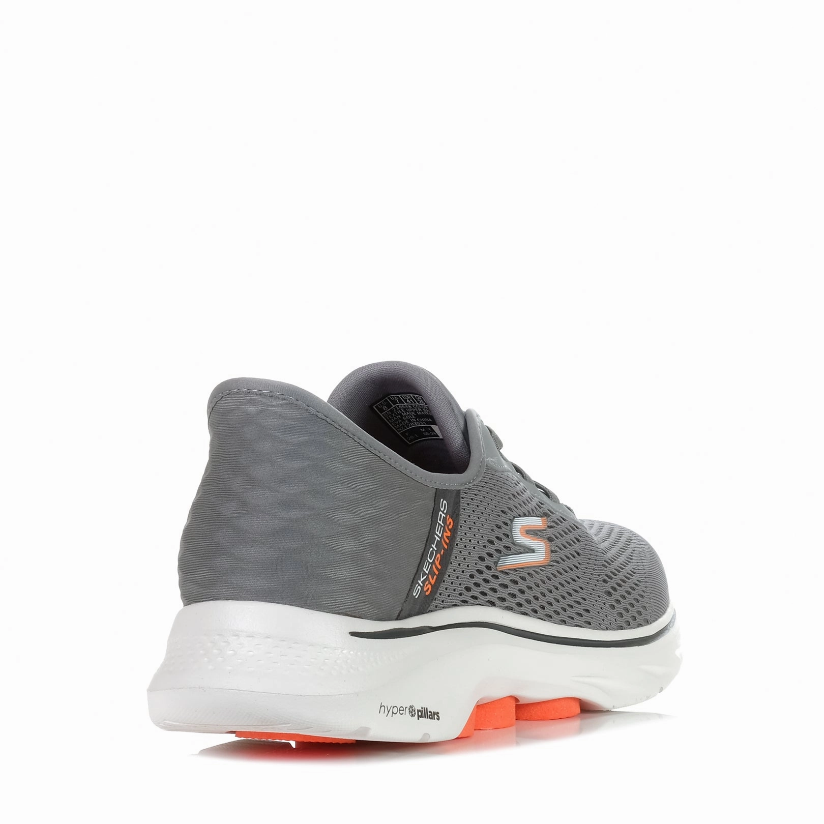 Walk A Mile In Their Skechers Slip-Ins: GOwalk 7 - Free Hand 2 216648 Grey/Orange