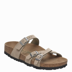 Minimalist Running Shoes Franca Vegan Silky Grey Taupe Birkibuc (Women)