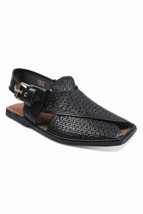 Sandals Last Minute Deals French Emporio Men Sandals SKU: PSLD-0038-BLACK