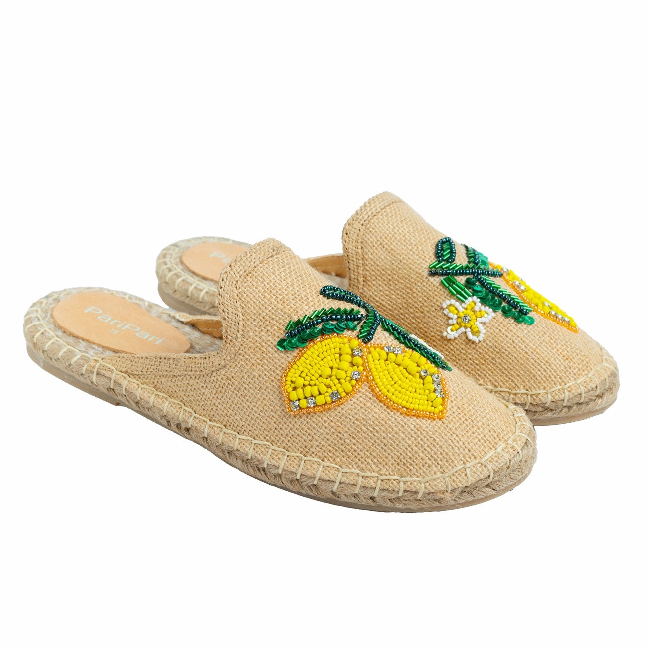 Lemoncello Espadrilles Beige Flats Maddy Espadrille Mary Jane