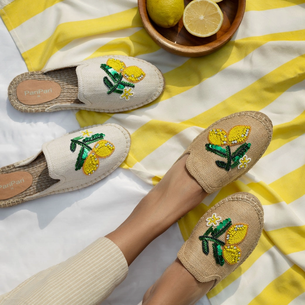 Lemoncello Espadrilles Beige Flats Tory Burch Bima 2 Wedge Espadrille