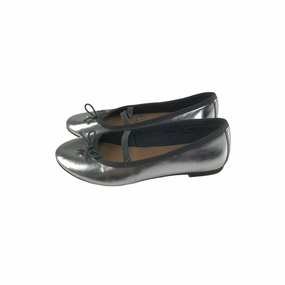 Next Ballerinas Shoe Size 1 Grey Silver Shiny Party Flats Best Supportive Flat Shoes