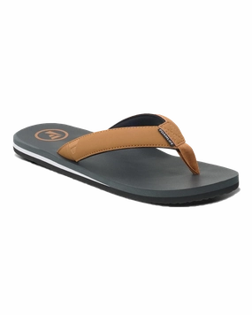 Traa SC Flip Flops in Slate Grey Yoga Mat Wedge Flip Flops