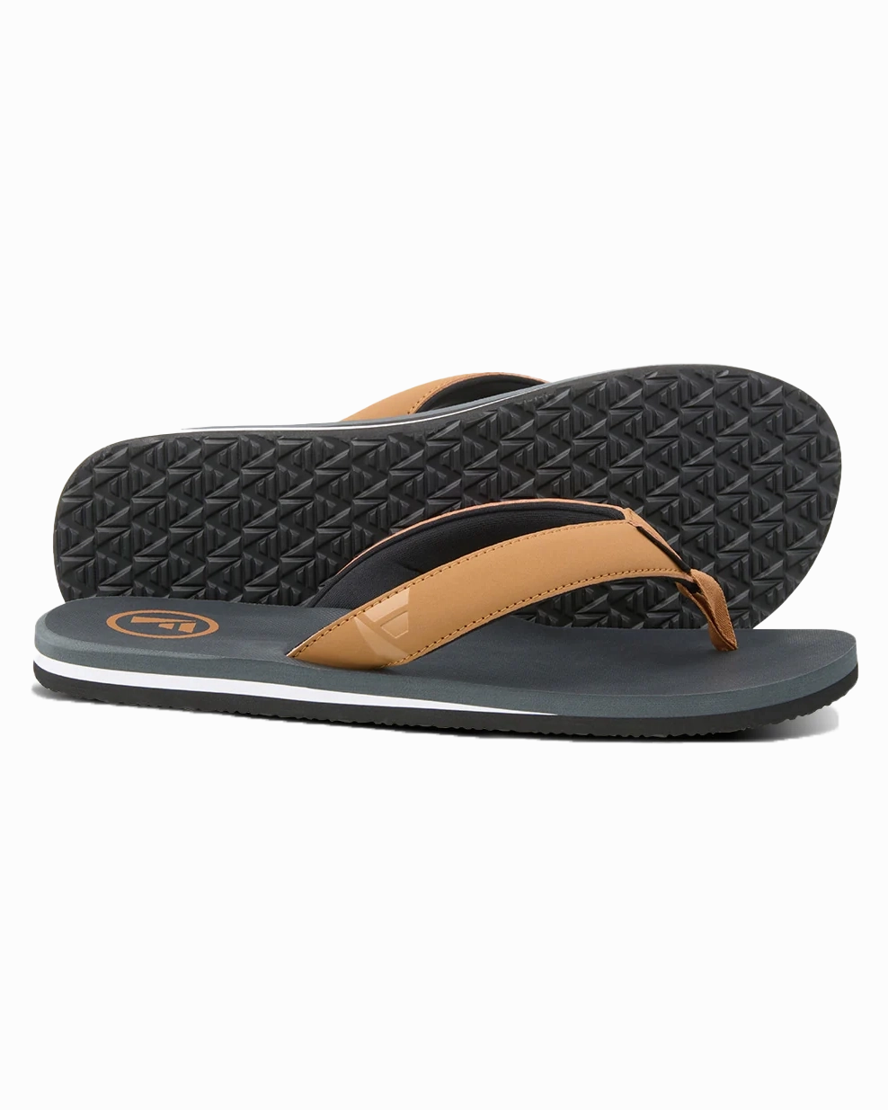 Traa SC Flip Flops in Slate Grey Flip Flops Charms