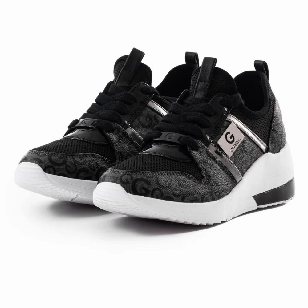 Most Comfortable Walking Sneakers GBG Los Angeles Vercent Sneaker Women - BLK