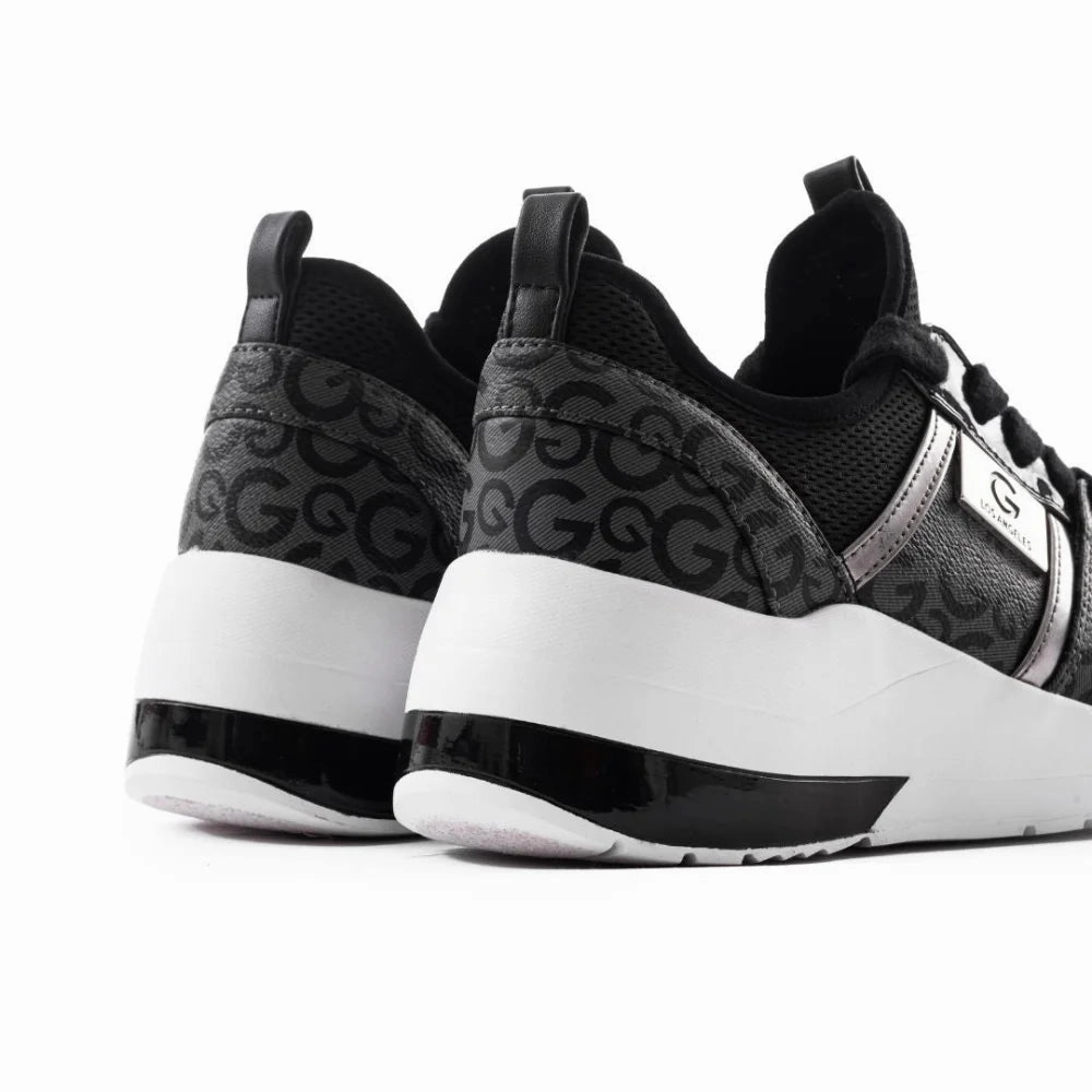 Sneakers With Ribbon Laces GBG Los Angeles Vercent Sneaker Women - BLK