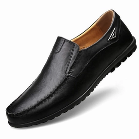 Usa Made Hiking Shoes Genuine Leather Men Casual Shoes Luxury Brand 2019 Mens Loafers Moccasins Breathable Slip on Black Driving Shoes Plus Size 37-47