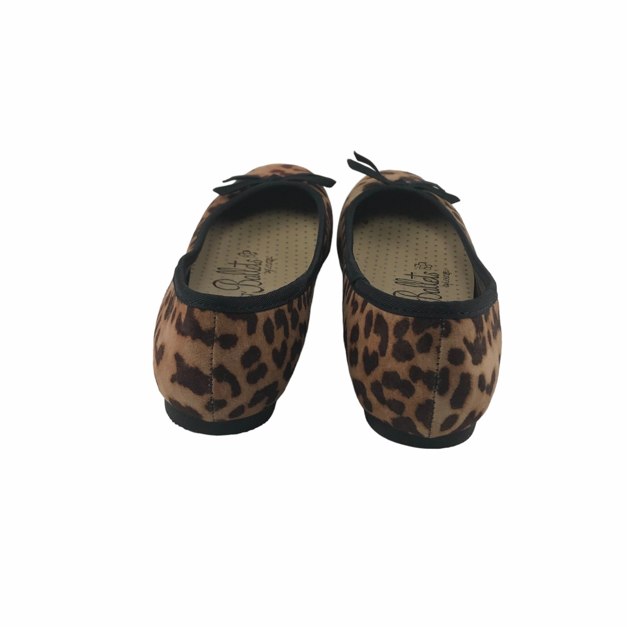 Best Walking Shoes Wide George Ballerinas Shoe Size 2 Brown Leopard Print Flat Pumps