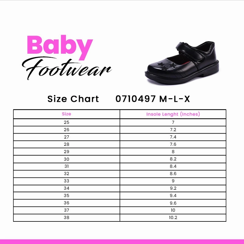 Girls Black School Shoes 0710497 Shoes Flat Feet And Weak Ankles