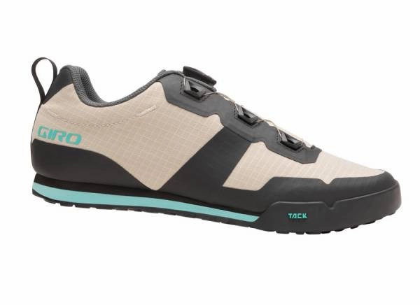 Giro Tracker MTB Shoe - Womens - Sandstone-Screaming Teal - 2024 Warm Cycling Shoes