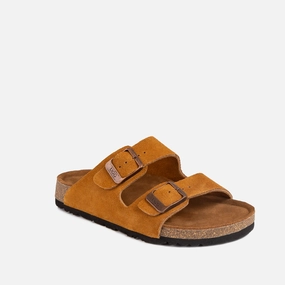 Ozugg Aussie Victoria Suede Leather Unisex Slipper Orthopedic Slippers Arch Support