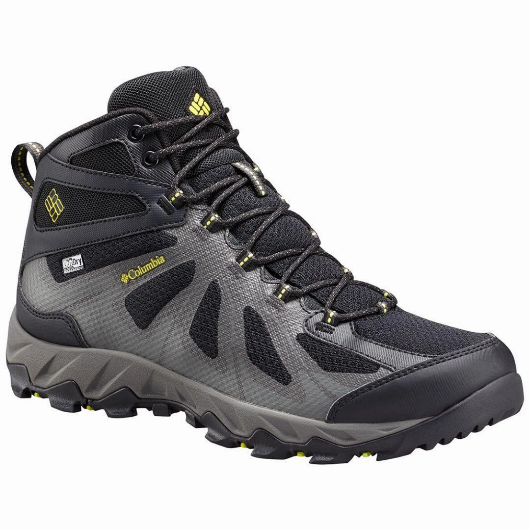 Columbia Men Black PEAKFREAK XCRSN II XCEL MID OUTDRY Hiking Shoes Reykjavik