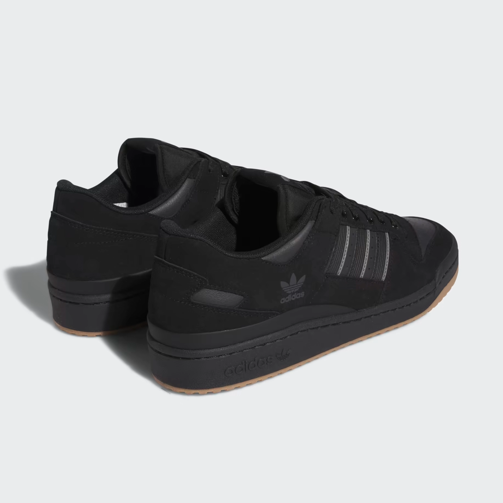 ADIDAS FORUM 84 LOW ADV CORE BLACK / CARBON / GREY THREE Adidas And Gucci Shoes