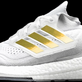 Gold Chrome Stripes for Ultra Boost 22 / 21 Adidas Runfalcon Running Shoes