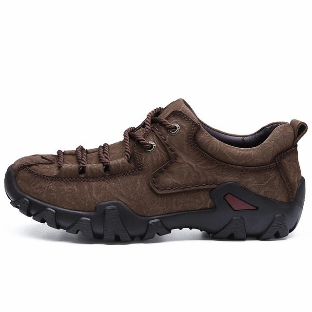 Golden Sapling Men's Tactical Boots Genuine Leather Men Outdoor Shoes Breathable Sneaker Mountain Hiking Shoes Men Hunting Boots Flats Macy's Shoes Sale