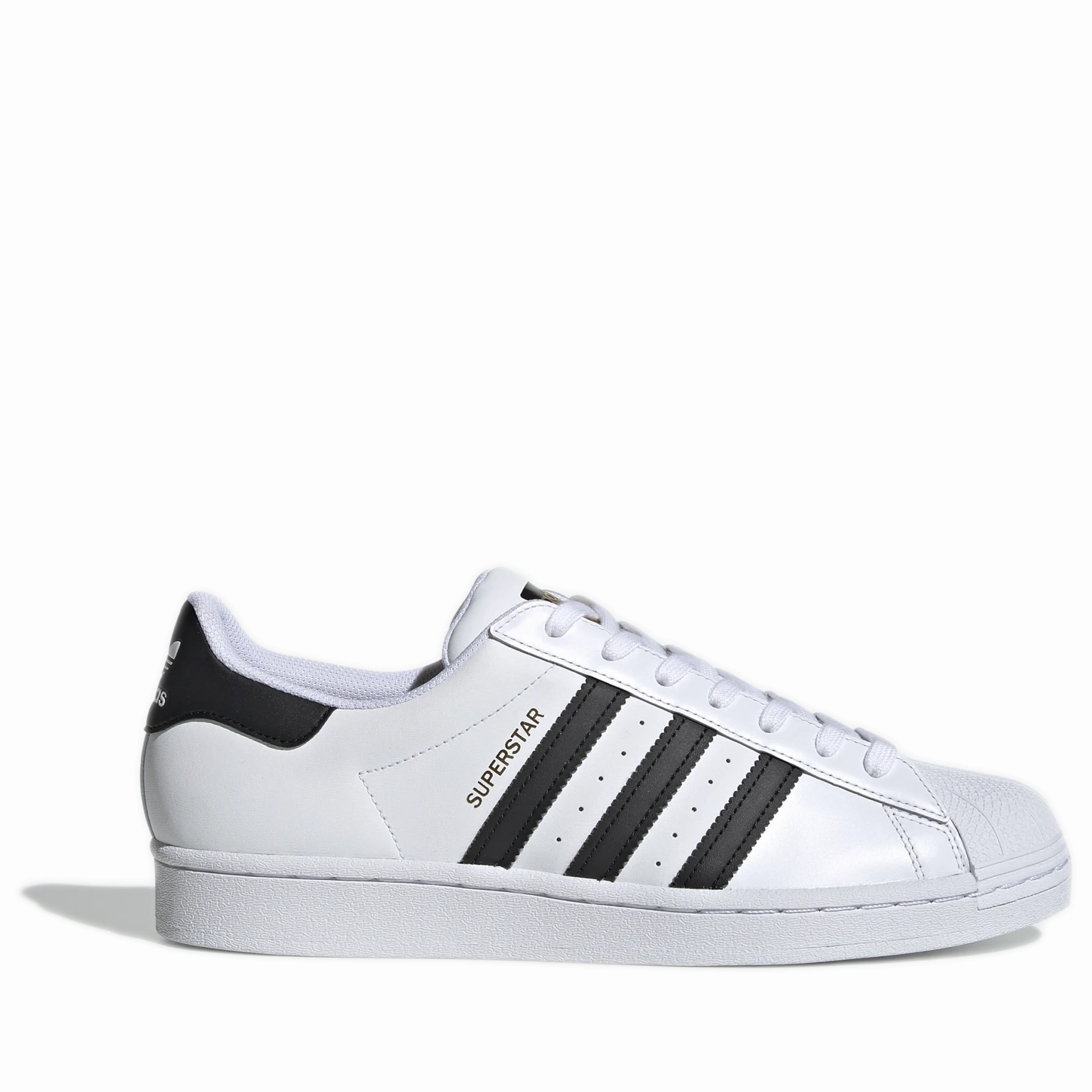 Grade School Adidas Superstar J Shoes - White/Black Best Shoes For Walking On Vacation