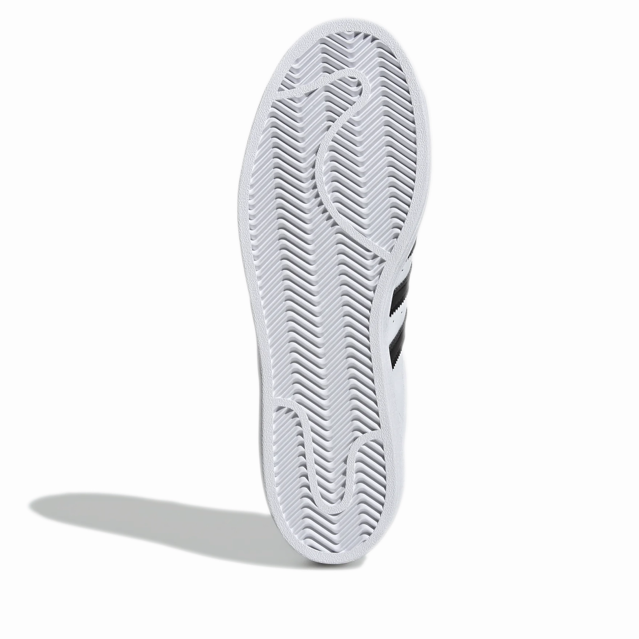 Flat Foot Walking Shoes Grade School Adidas Superstar J Shoes - White/Black