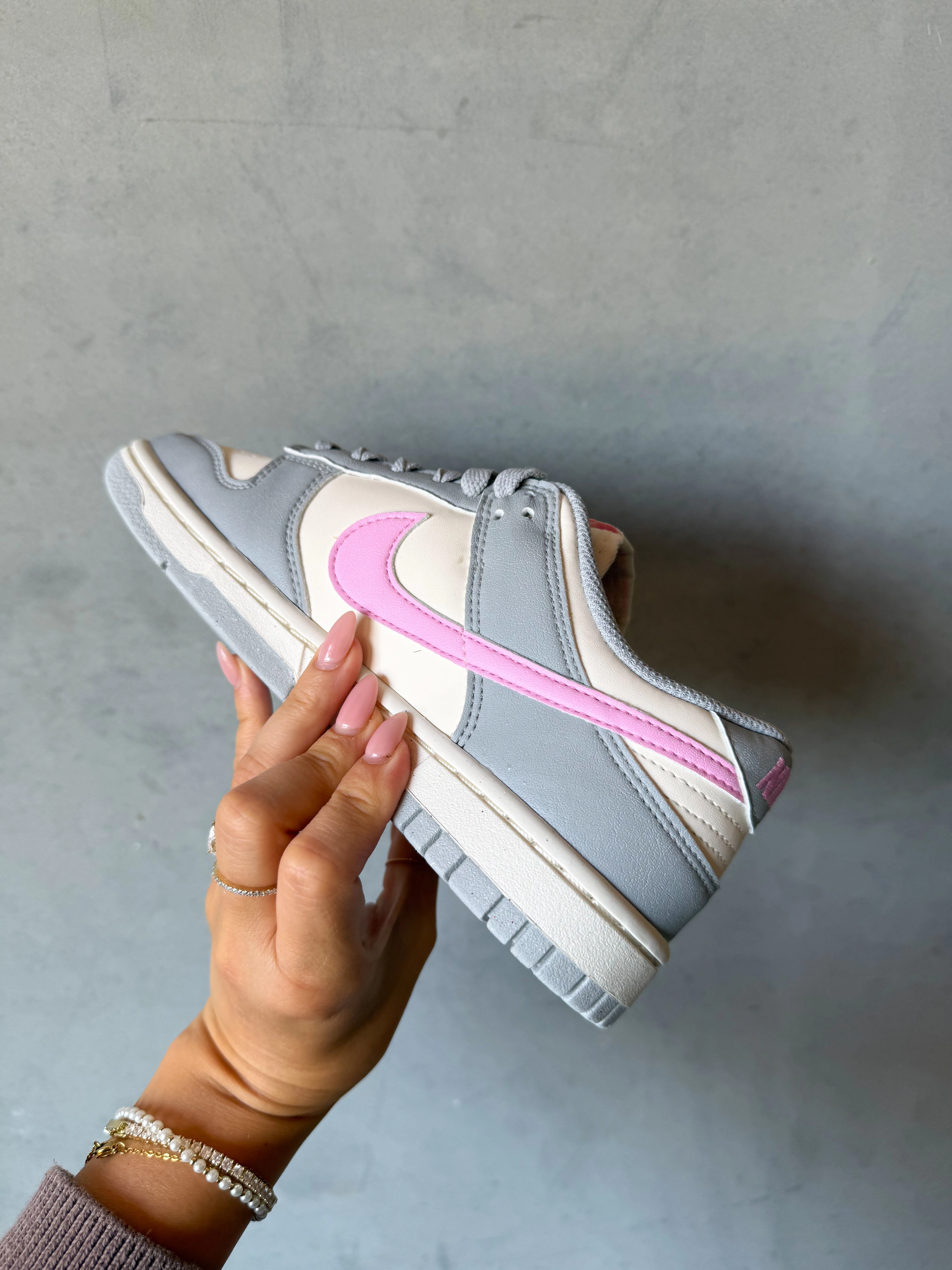 Gray Pink Swarovski Womens Nike Dunk Shoes Adidas Jellyfish Shoes Pharrell