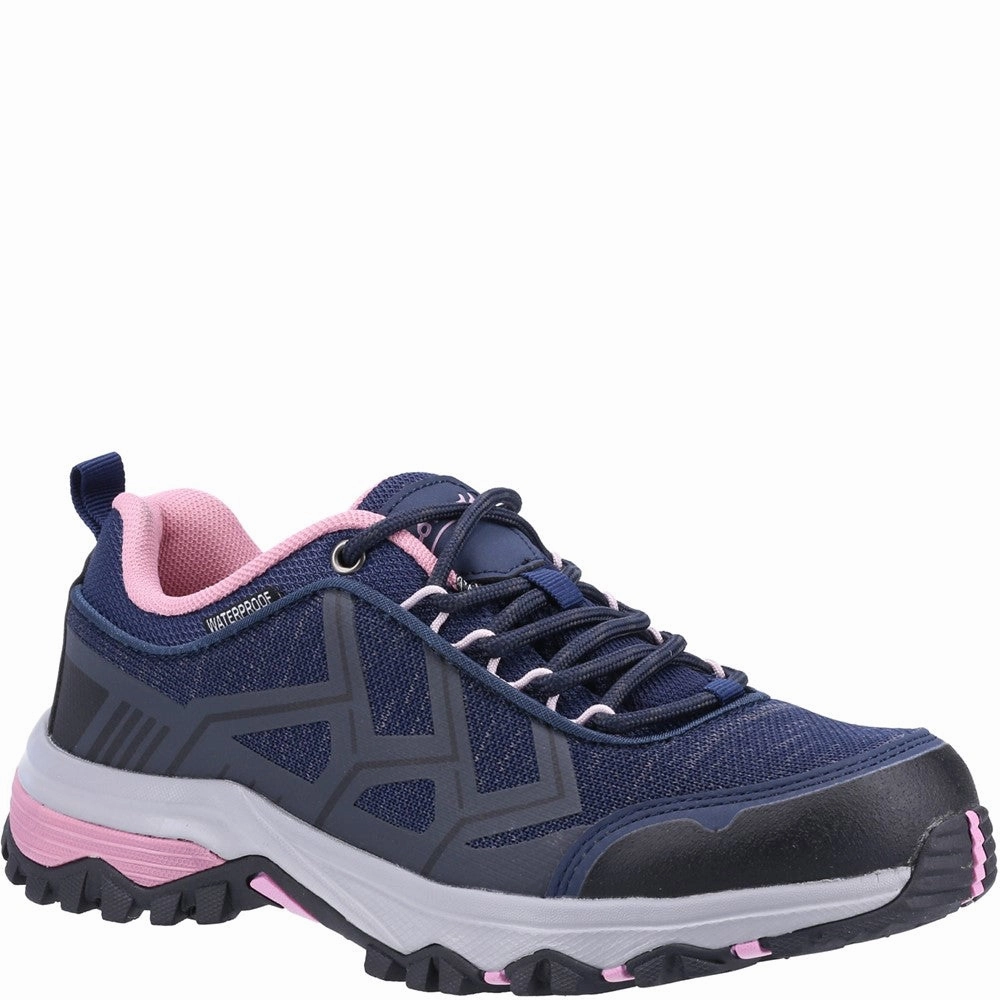 For Flat Feet Best Walking Wychwood Recycled Walking Shoes Navy/Pink