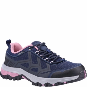 Wychwood Recycled Walking Shoes Navy/Pink Most Comfortable Shoe For Walking