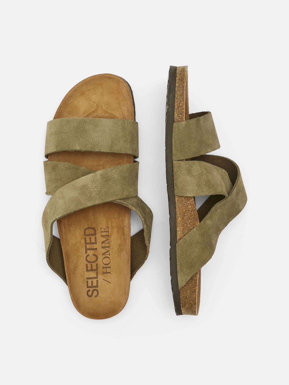 Green Slider Sandals Fitflop Sandals