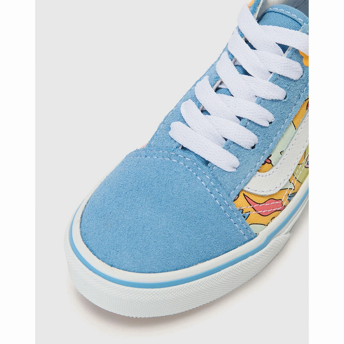 Vans Old Skool Kids Tropadelic - True White / Multi Wingtip Skate Shoes