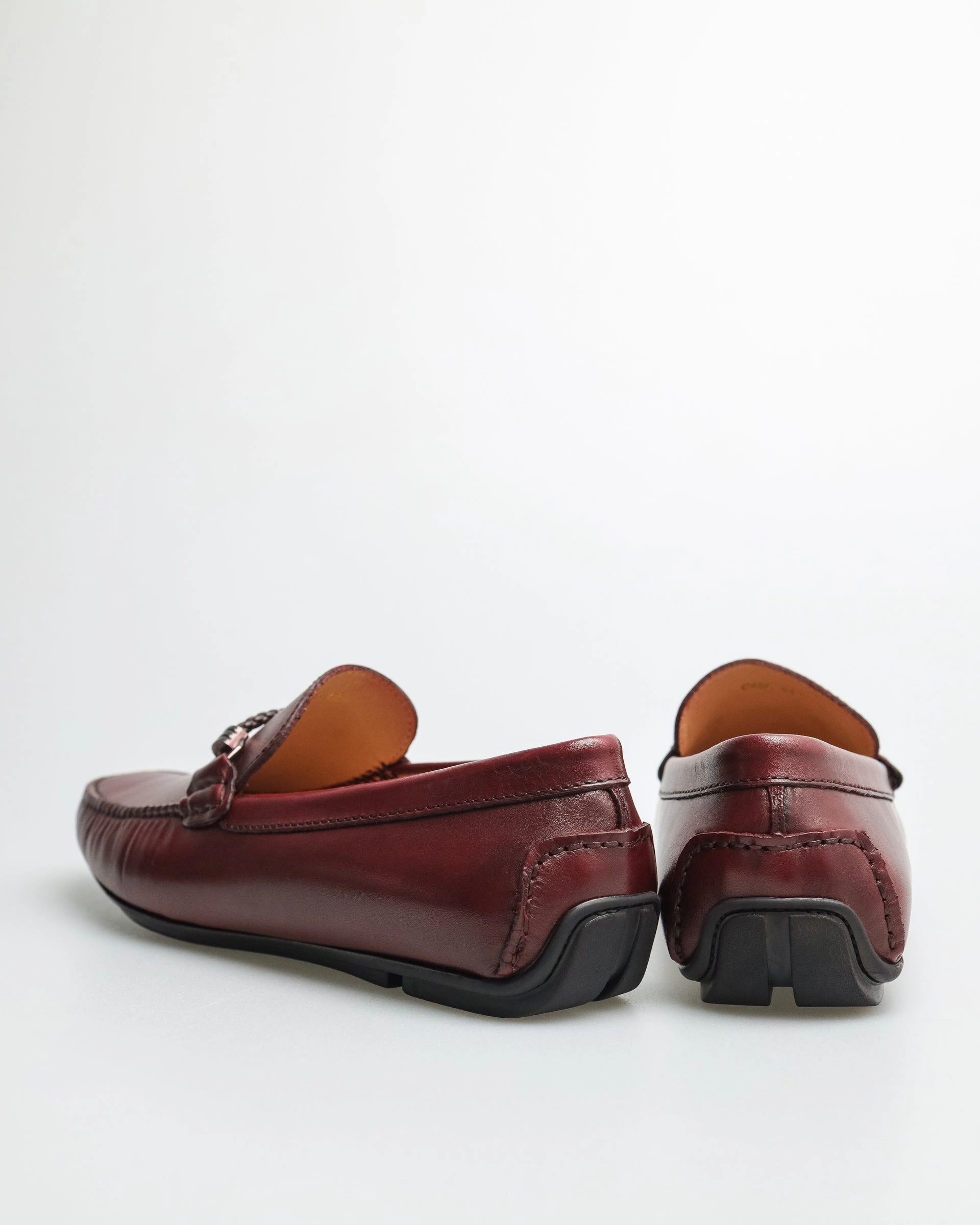 Wide Width Hiking Boots Tomaz C456 Men's Buckle Moccasins (Wine)