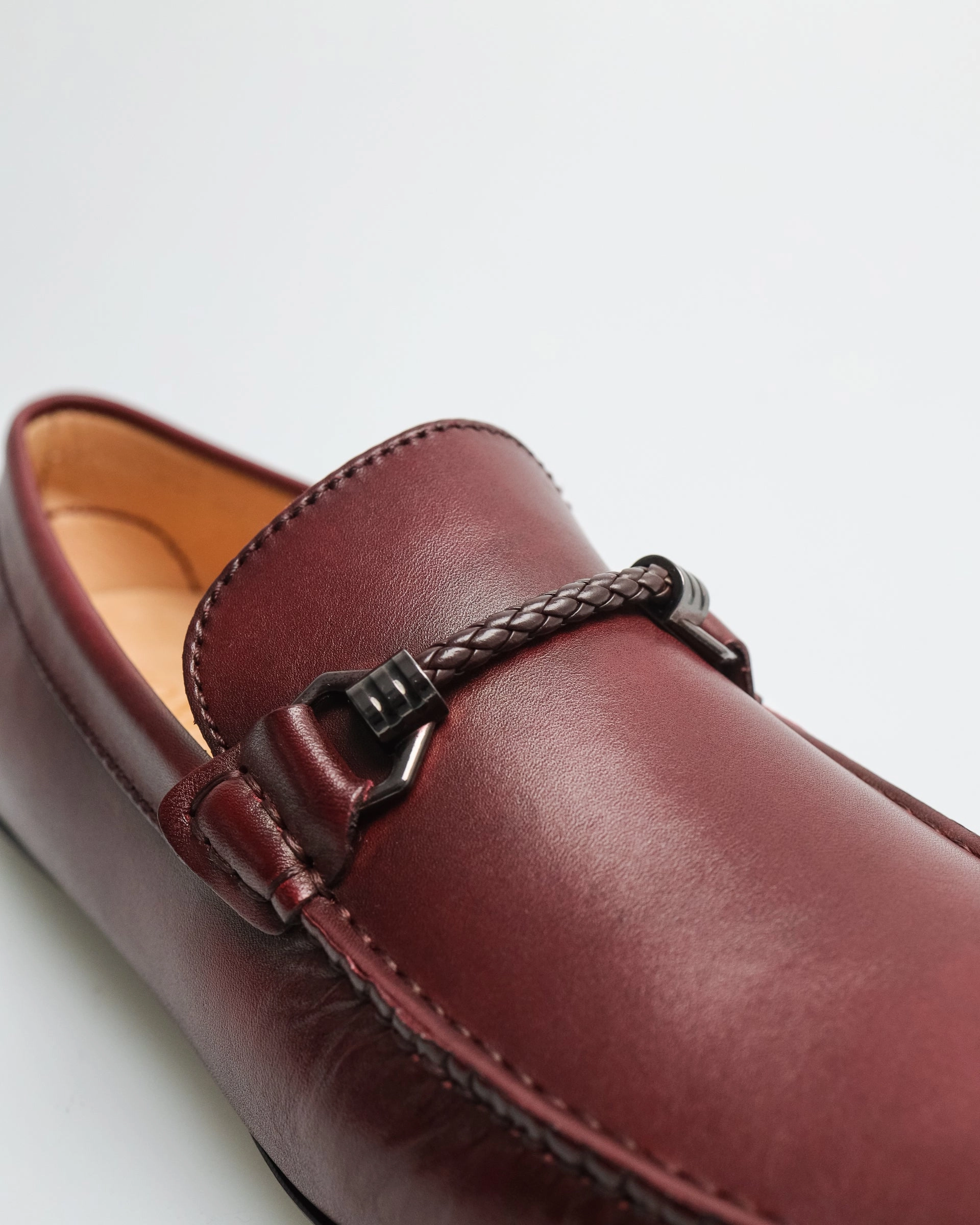 Tomaz C456 Men's Buckle Moccasins (Wine) Lucchese Cowgirl Boots