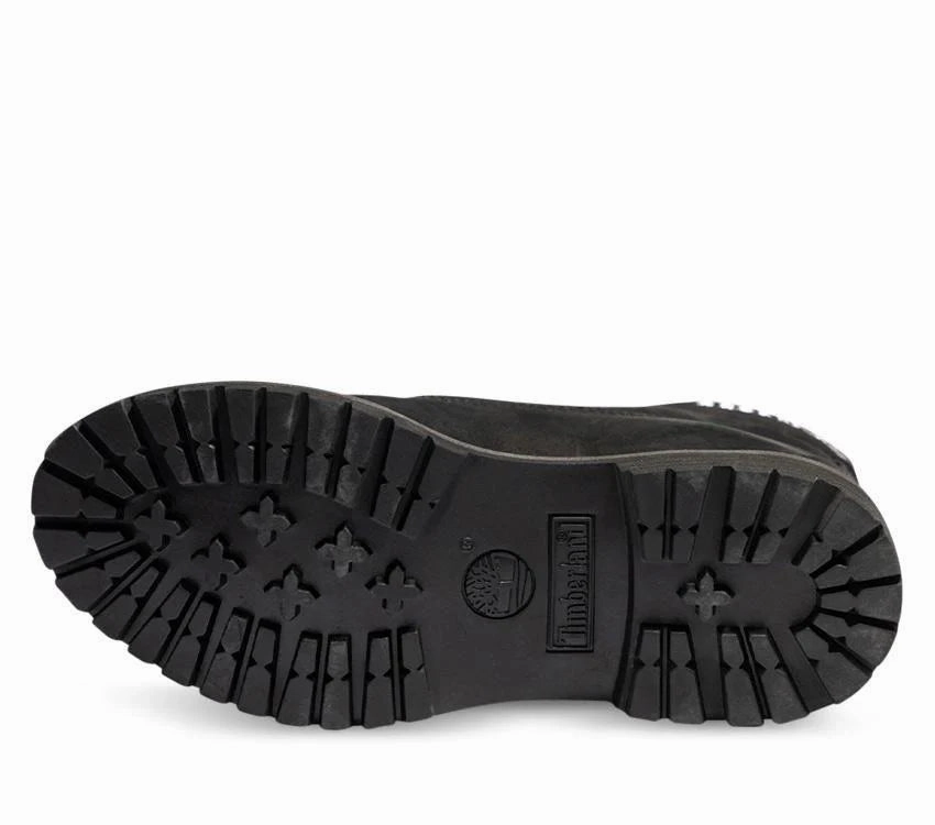 Timberland Womens 6-Inch Premium Waterproof Boots Black Nubuck Waterproof Golf Shoes Clearance