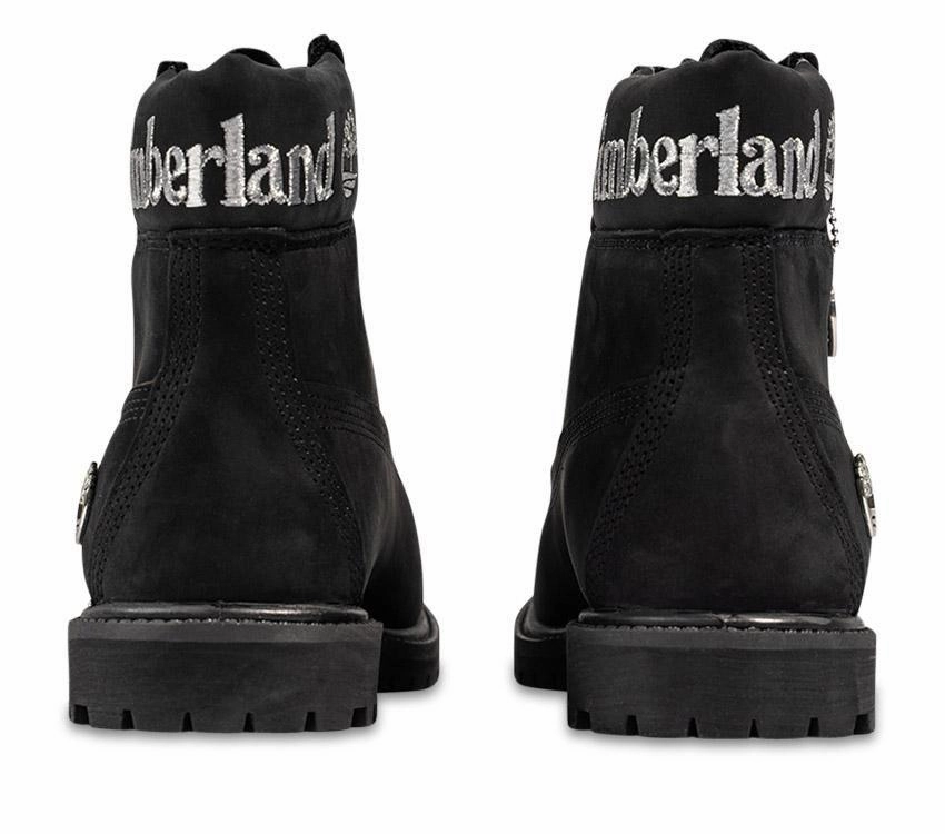 Timberland Womens 6-Inch Premium Waterproof Boots Black Nubuck Waterproof Glue For Shoe Soles