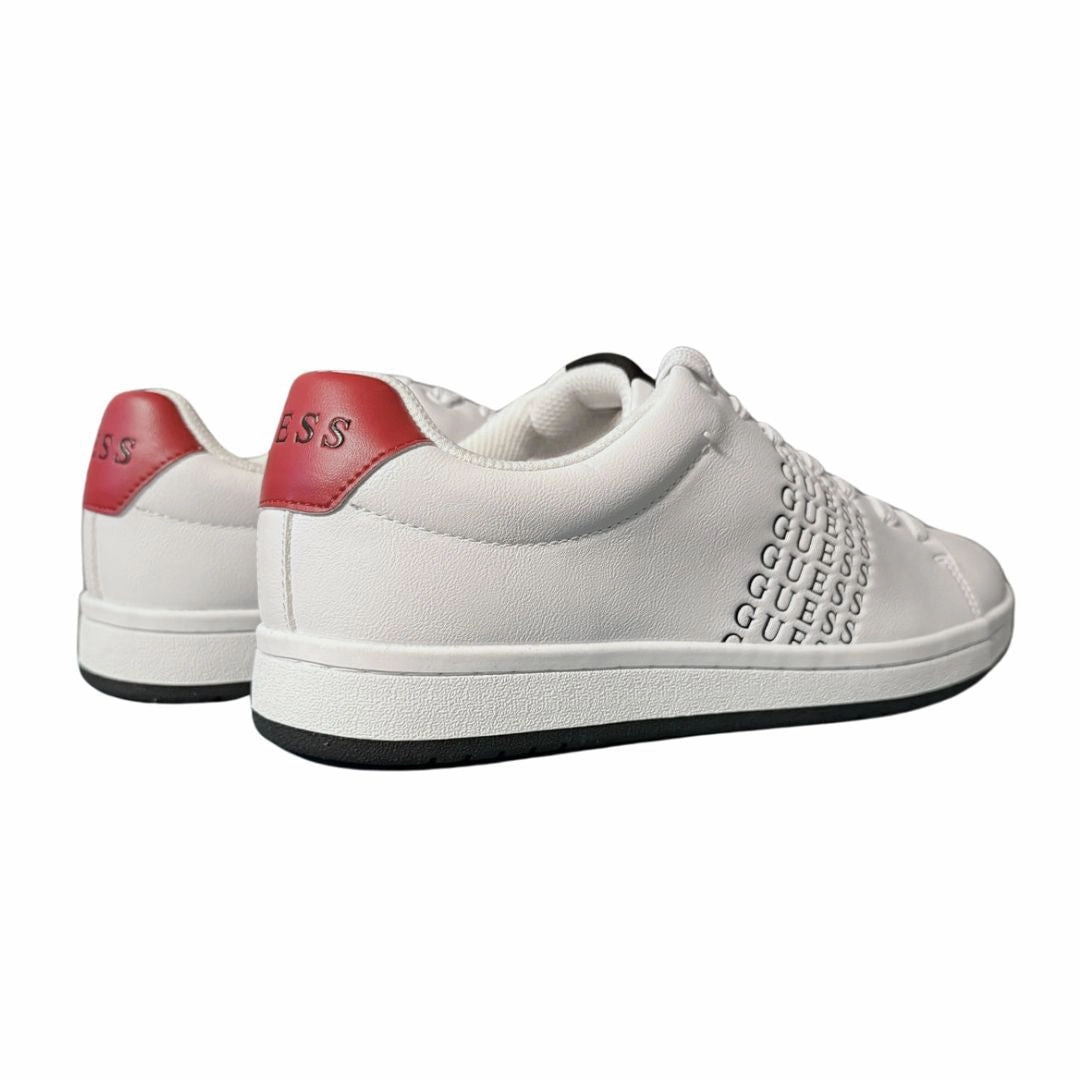 Casual Shoes Brands List GUESS Linear Sneakers Men - WHT