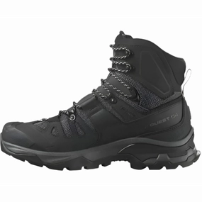 Salomon QUEST 4 GORE-TEX Men's Waterproof Hiking Boots  Magnet/Black/Quarry Difference Between Running And Hiking Shoes
