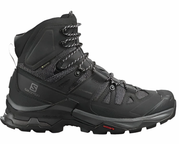 Salomon QUEST 4 GORE-TEX Men's Waterproof Hiking Boots  Magnet/Black/Quarry Hiking Shoes Breckenridge