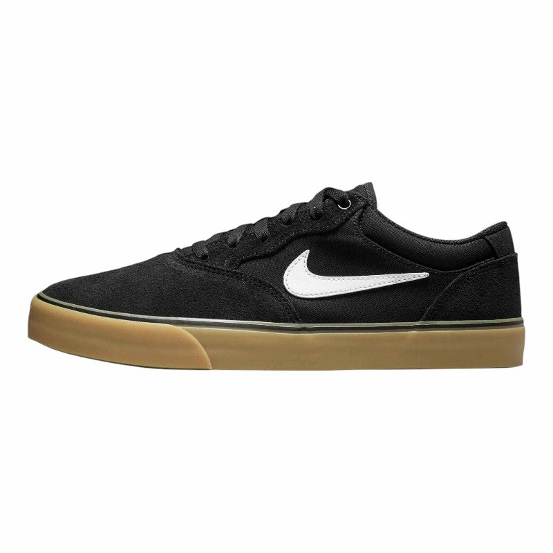 Nike SB Chron 2 - Black/White/Gum Light Brown Shoes Similar To Asics Ds Trainer