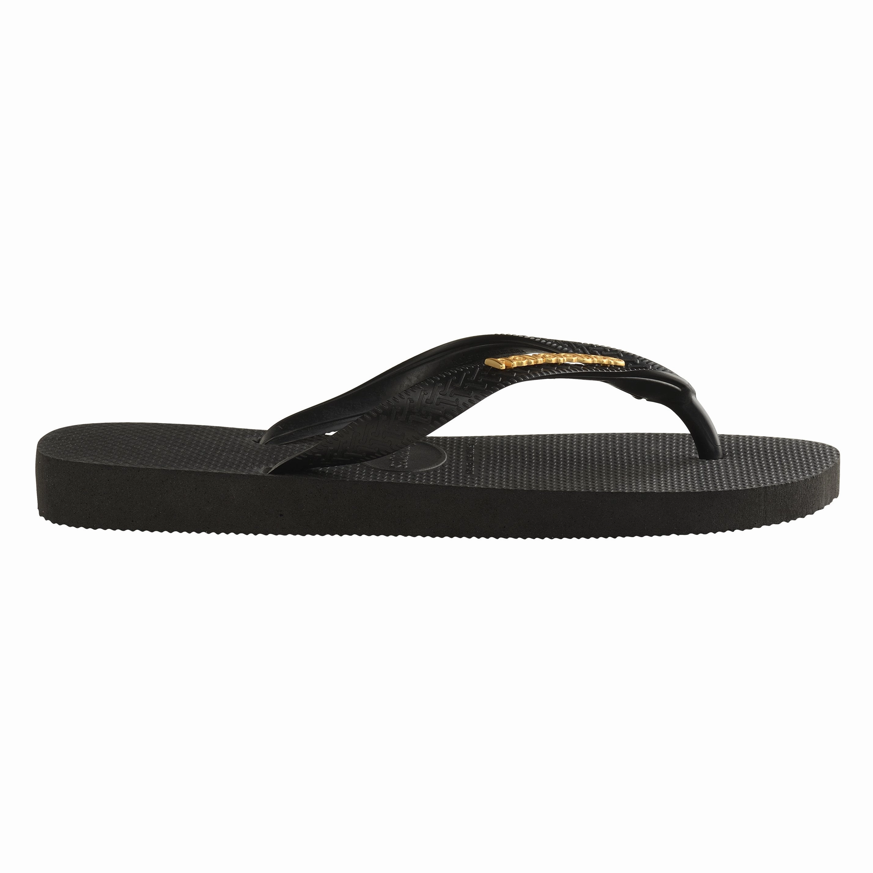 Flip Flops With Heel Strap HAVAIANAS LOGO METALLIC