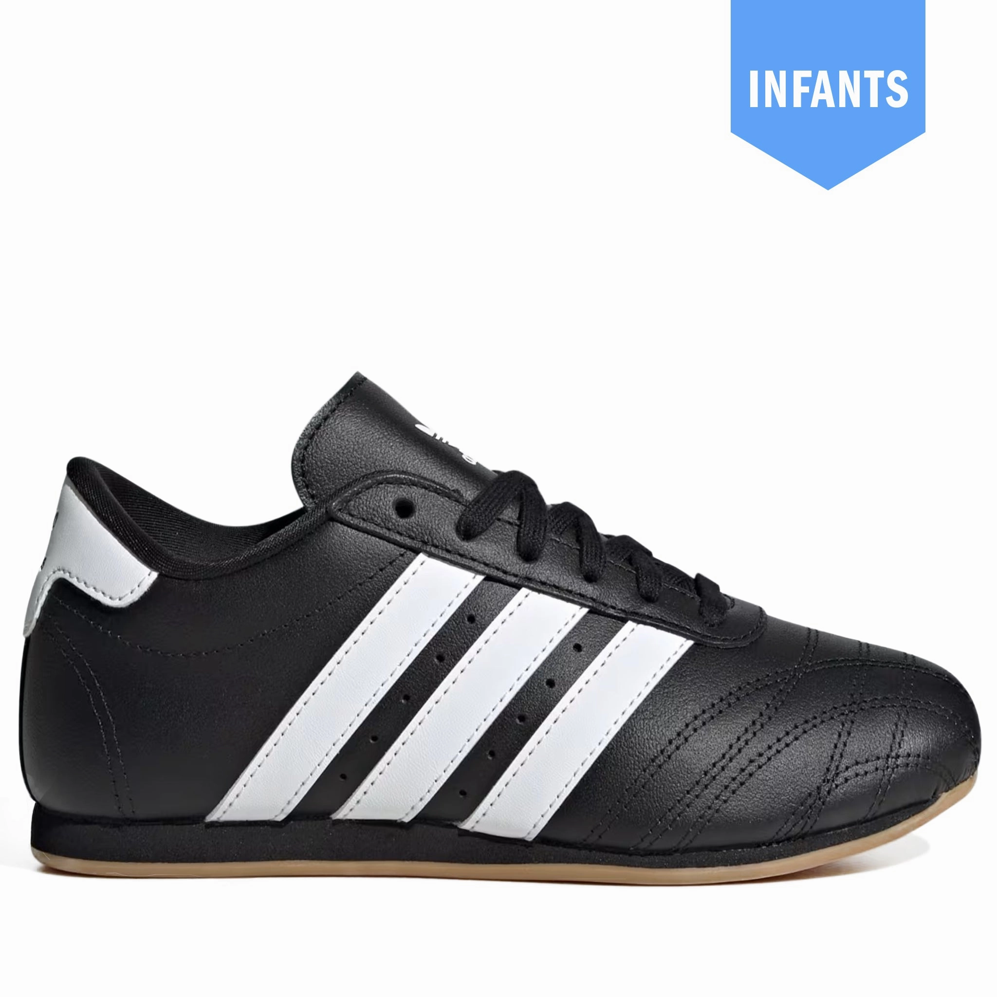 Infant's Adidas Taekwondo Lace Shoes - Black/White The Road Shoes Adidas