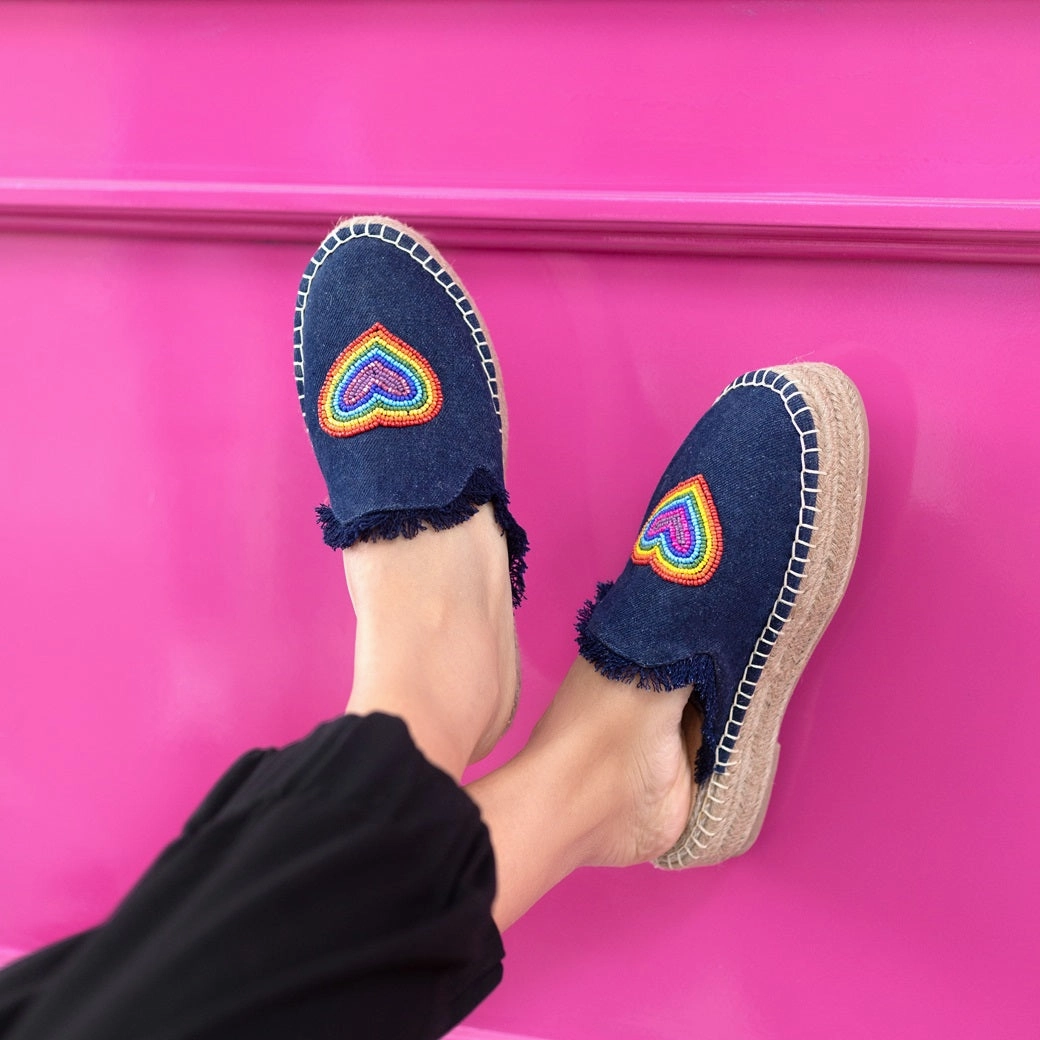 Macarena Espadrilles HeartBeat Espadrilles Dark denim Platforms