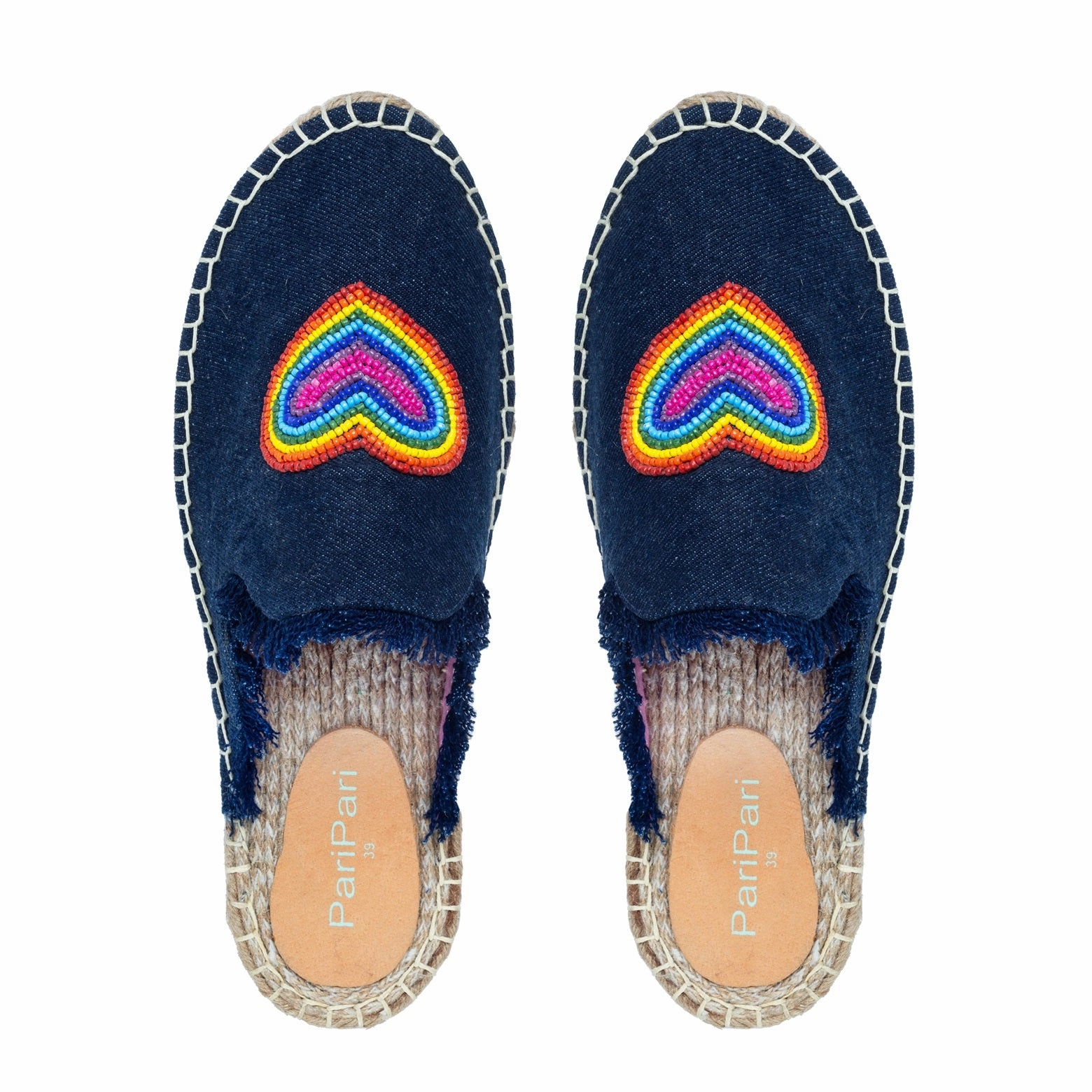 Slip On Platform Espadrilles HeartBeat Espadrilles Dark Denim