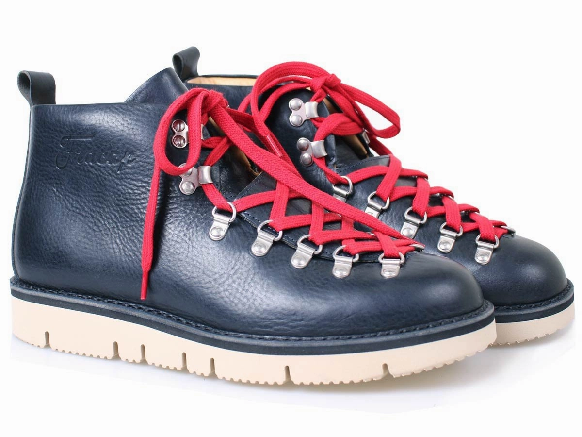 Fracap - Navy M120 Handmade Leather Boots Boots Sale Near Me