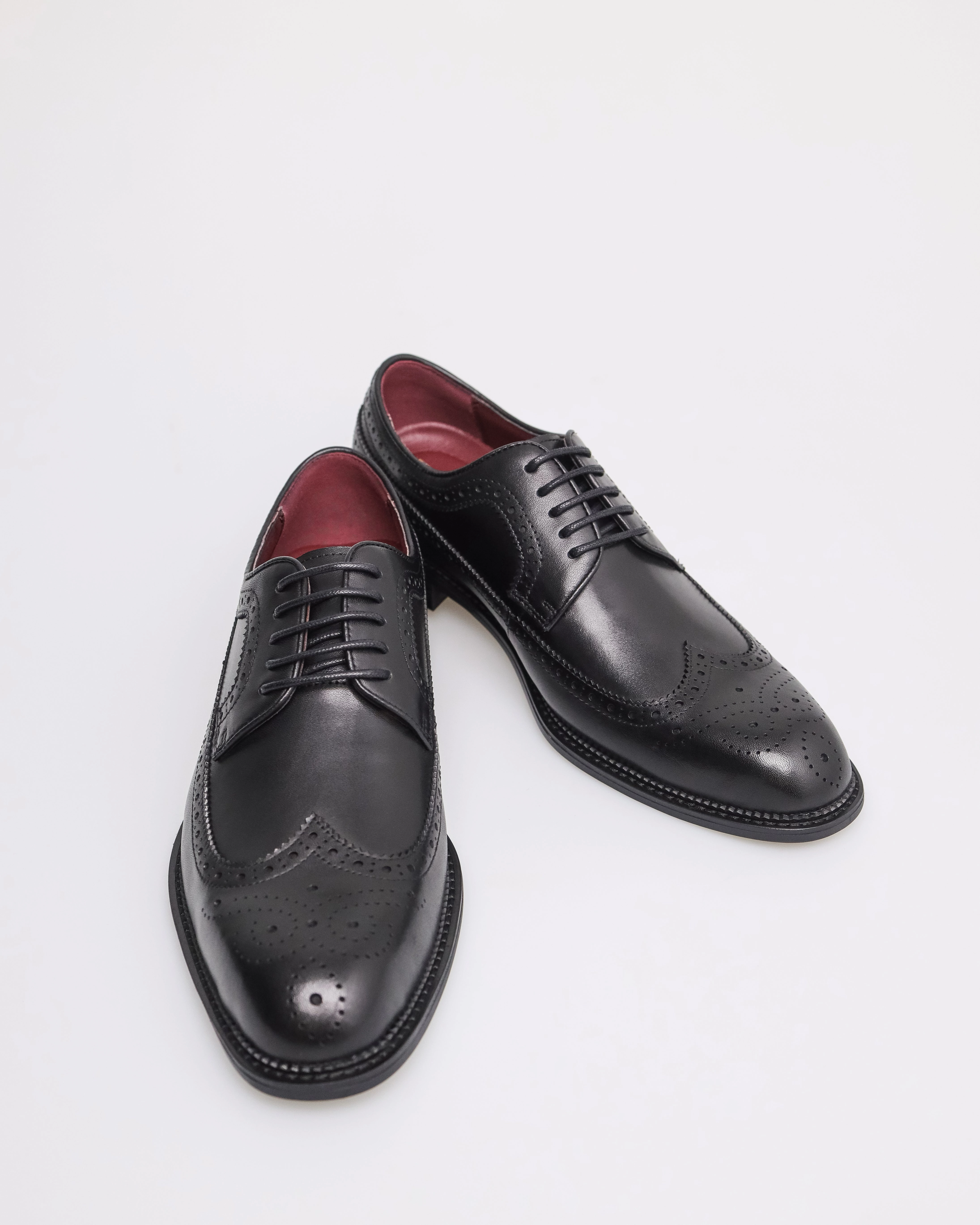 Tomaz HF044 Men's Wingtip Derby Flatform Ankle Boots