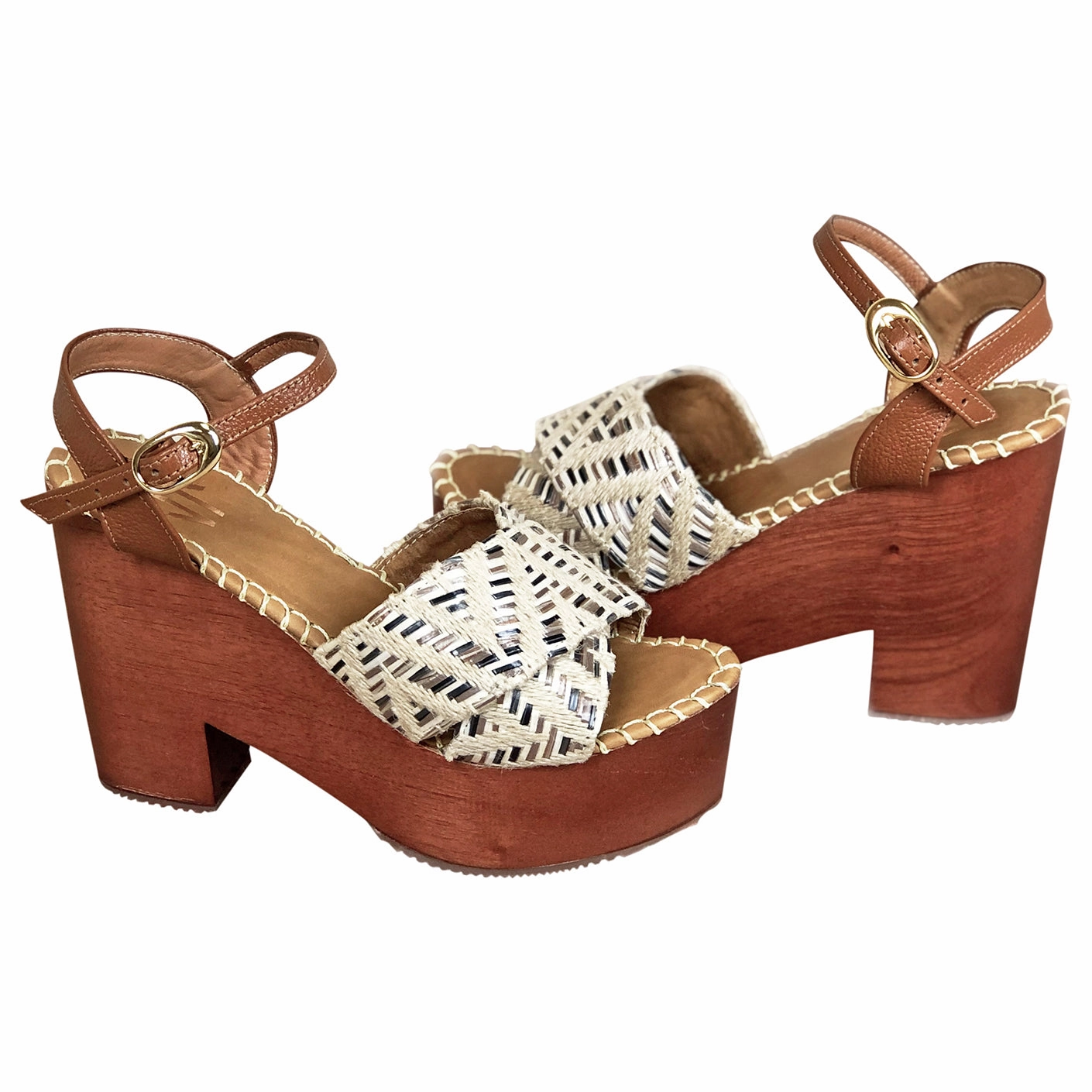 Espadrillas Marche Heels Silvia Cobos Salento Brown