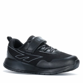 Hi-Tec Sprinter EZ Jr Triple Black Running Shoes Outlet